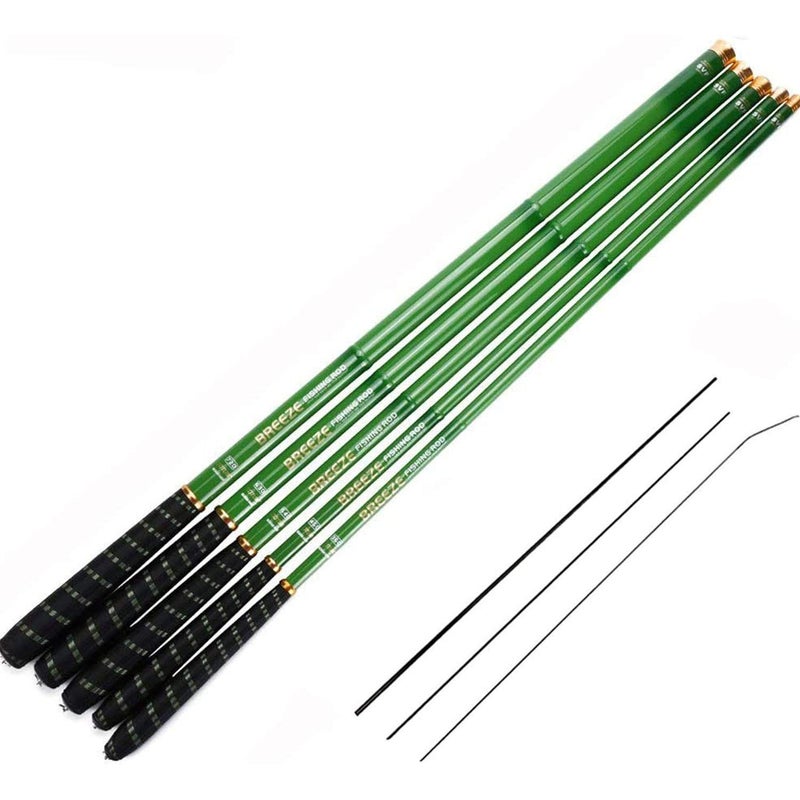 Goture Telescopic Tenkara Fishing Rod Collapsible Crappie Rods 1 Piece Portable Hand Fishing Poles Carbon Fiber Telescoping Stream Ultralight Inshore Carp Bamboo Pole Bass Trout 12 15 18 20 21 24Ft - Image 1